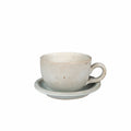 Große Tasse mit Unterteller "Dejeuner rond avec sous tasse" 2 Stk.